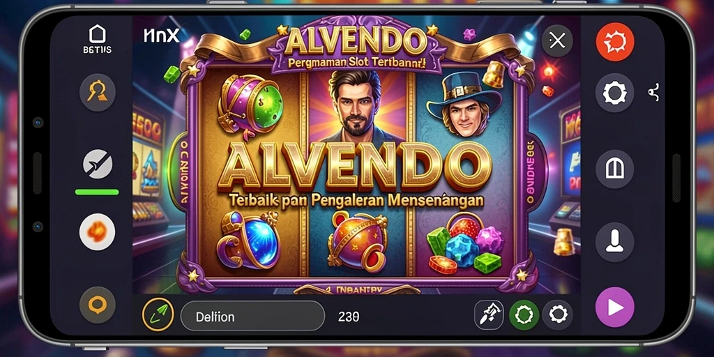 Tampilan menarik dari gameplay Slot di ALVENDO.