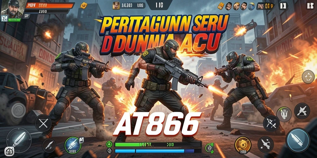 Tampilan gameplay seru dari AT866 yang penuh aksi dan tantangan.