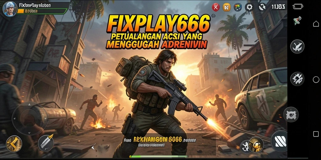 Tampilan gameplay FIXPLAY666 yang penuh aksi dan tantangan.