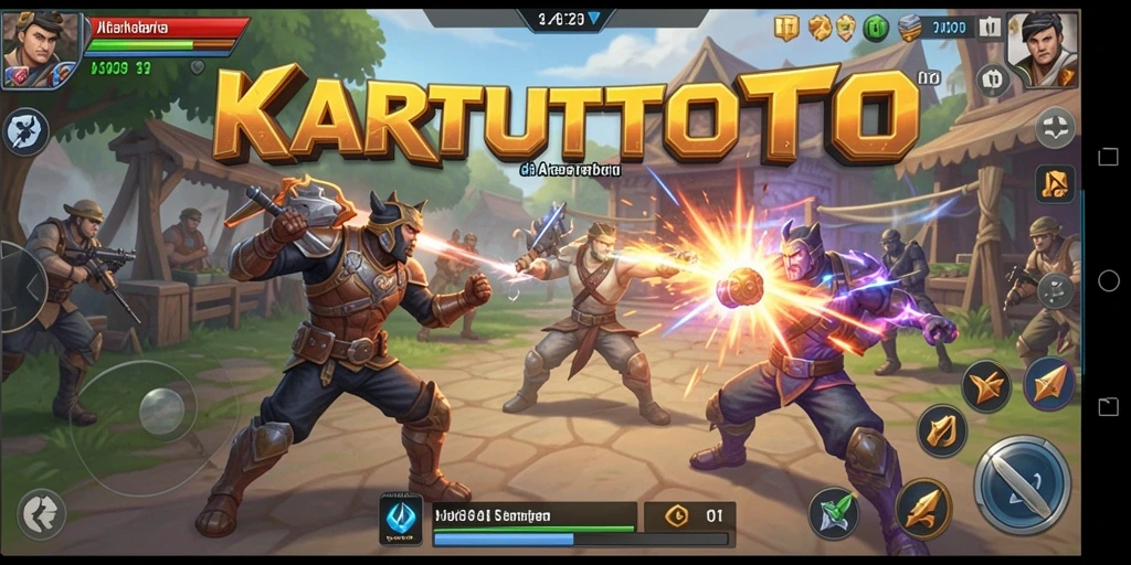 Tampilan seru pertarungan KARTUTOTO di arena.