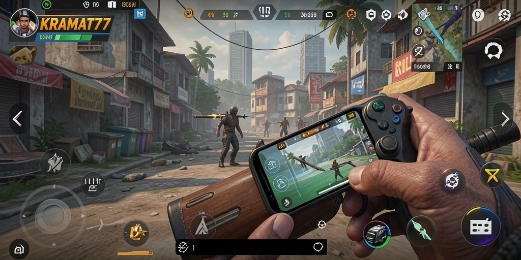 Screenshot KRAMAT77 menampilkan tampilan antarmuka yang sederhana dan menarik.