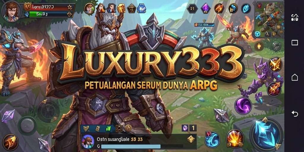 Screenshot gameplay LUXURY333 dengan pertarungan seru dan karakter yang menarik.