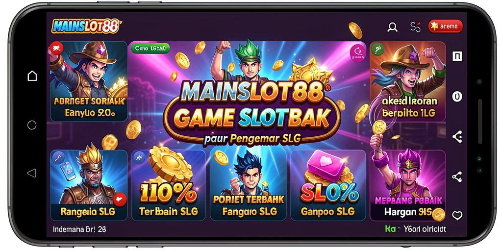 Gambaran gameplay seru di MAINSLOT88 dengan mesin slot yang menarik.