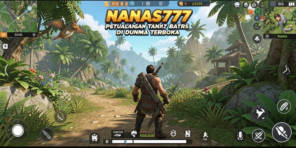 Gameplay NANAS777 yang menampilkan dunia terbuka yang menakjubkan.