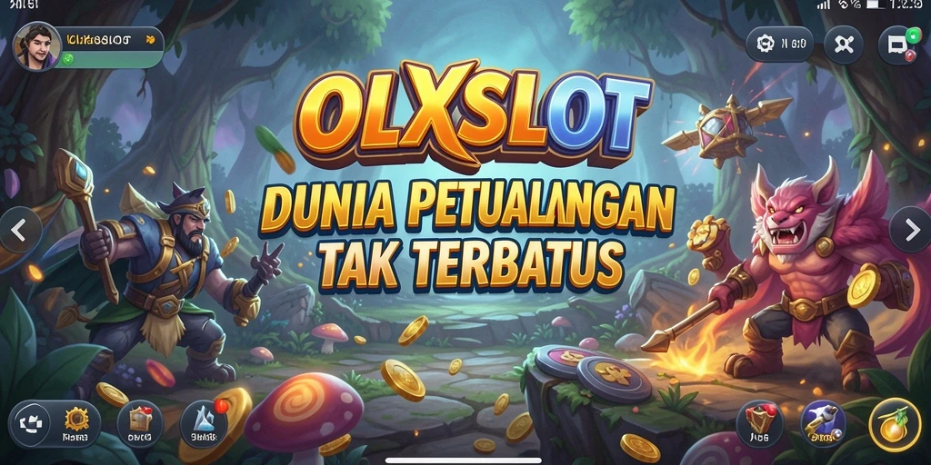 Tampilan gameplay OLXSLOT yang menakjubkan dengan pemandangan luas.
