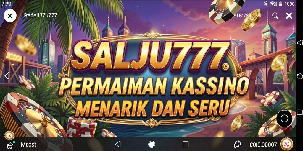 Tampilan gameplay menarik dalam SALJU777 yang menggugah semangat bermain Kasino.