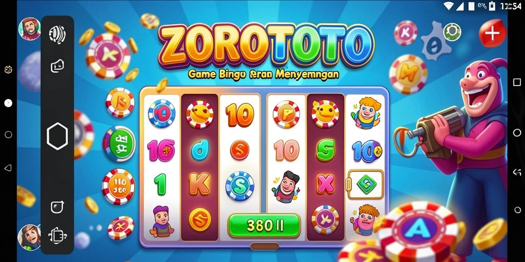 Tampilan screenshot gameplay Bingo ZOROTOTO yang seru dan interaktif.